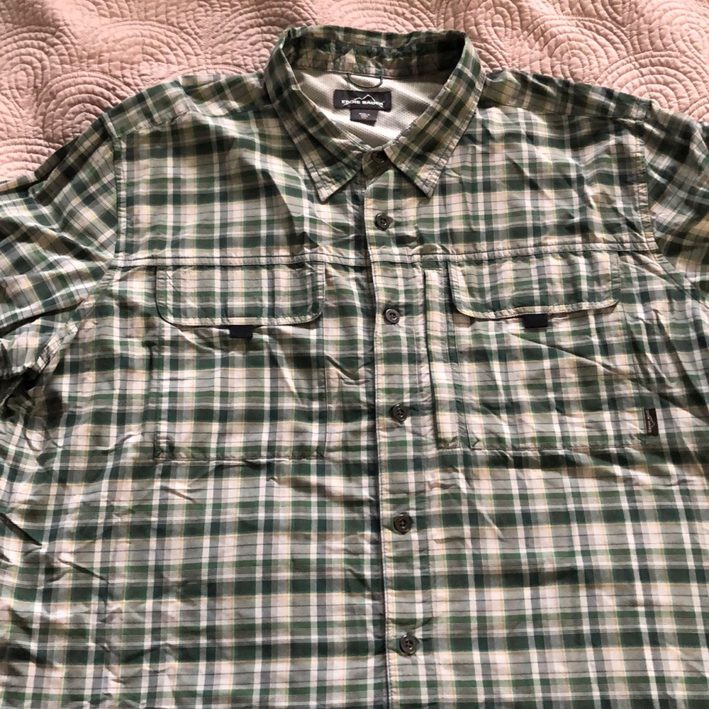 Eddie Bauer fishing button up xxl